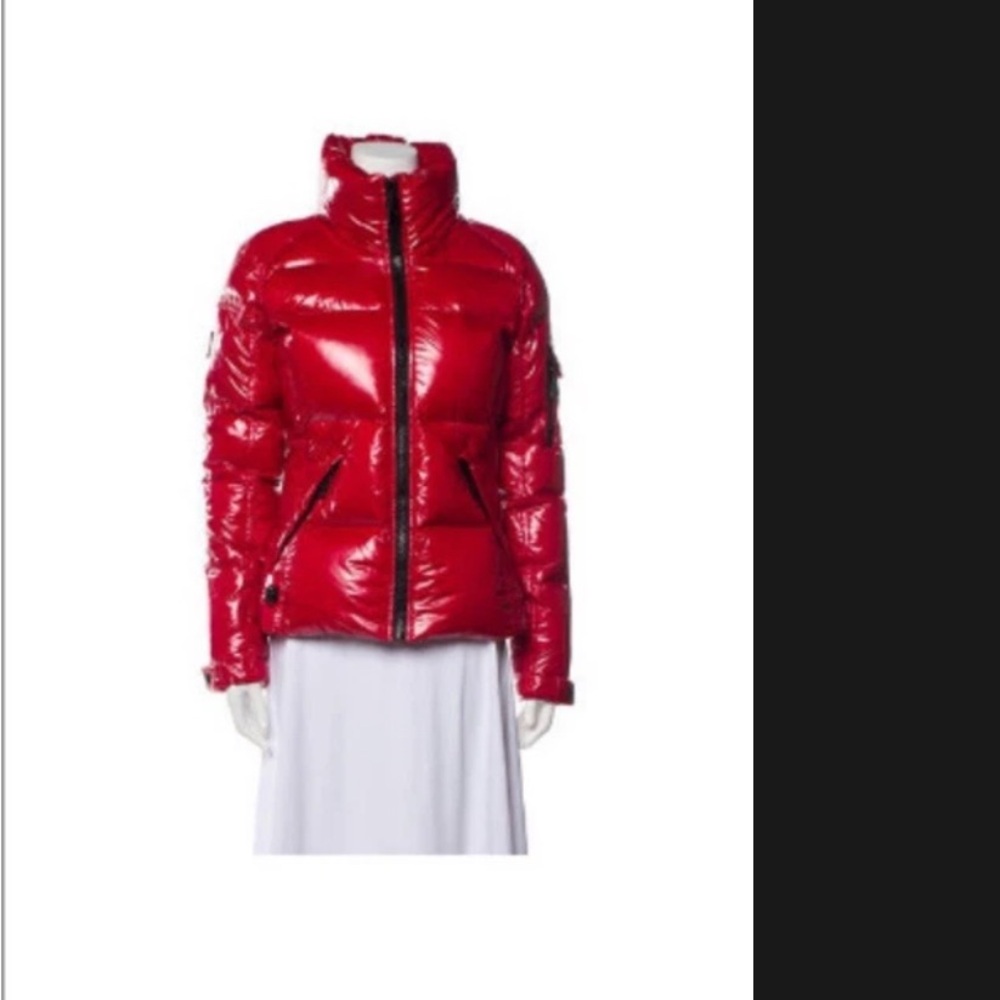 SAM. Shiny Red Puffer Jacket